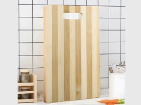 Tabla picar anti bacteriana de bambu chica 